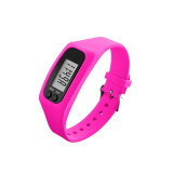 Low Moq Custom Design Fitness Silicone Wristband Pedometer Bluetooth Wristband Pedometer