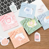 Creative cute note student  memo pad Lemonman series  convenient message paper note pad customize 16 models