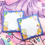 Creative cute kawaii cartoon school student Pippi dog series sticky notes memo pad stationery supplies customize 60sheets