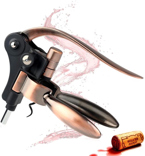Good Quality Luxury Ladies Friendly Lever Principle Wine Bottle Opener Rechargeable Wine Corkscrew Rabbit Wine Opener Set