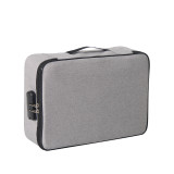 Document bag storage bag family business trip large capacity multifunctional document card bag with lock