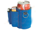 neoprene stubby cooler with cigarette case