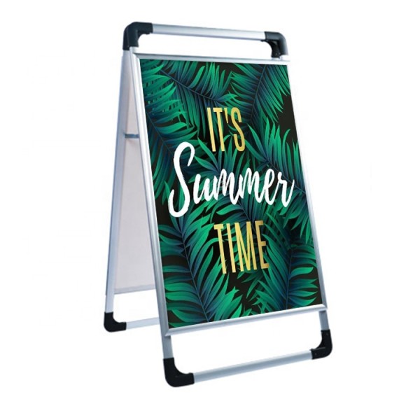 Manufacturer Sign board stand metal aluminum snap A frame board sign