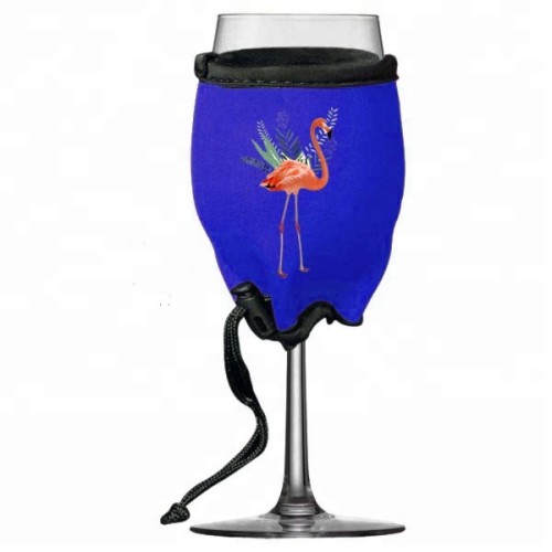 neoprene champange cooler/wine glass cooler
