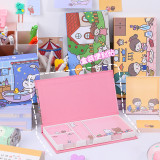 Creative cartoon hut boxed notes pad,Student Multi-function Memo Pad Set Message 480pcs