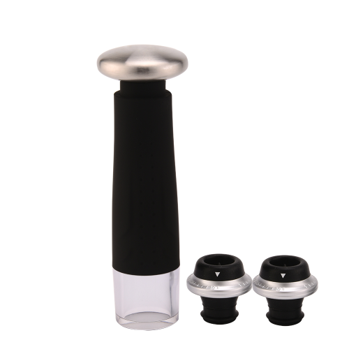 Wine Bottle Stopper Vacuum Pump With 2 Wine Saver Wine Stopper Set