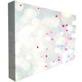 High quality foldable custom design board metal pole fabric graphic table top pop up counter display