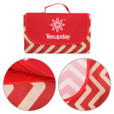 Eco Friendly Outdoor Custom Logo Printed Waterproof Portable Foldable Travel Beach Camping Mat Picnic Blanket
