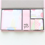 Candy office school multi desk bloc writing notes pad set stationery,cute kawaii sticky memo pads set gift 480pcs