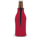 Neoprene Insulated Zipper Beer Bottle Sleeve Covers