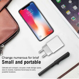 Single Port USB-C Charger Adapter EU US Plug Travel Wall Support 30W Fast Charging Mobile Phone Charger