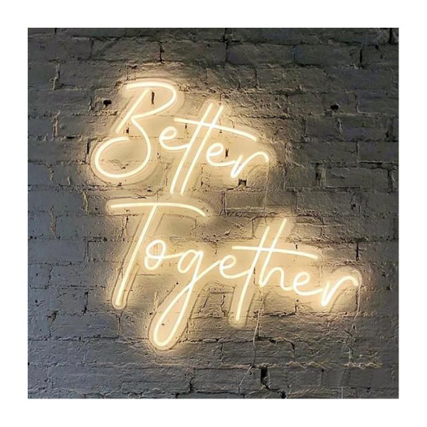 Electronic Acrylic Led Letters Decorative Custom Made Led Christmas Neon Sign With Dimmable App Controlling Neon Sign