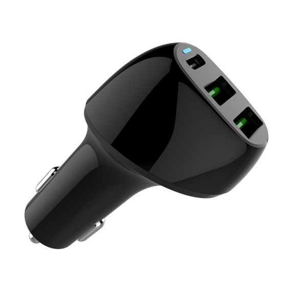 High Power 54W Fast Charging Type-C USB Car Charger Supports PD3.0+PPS+QC4.0+