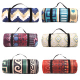 National Style Pattern Portable Outdoor Picnic Mat Damp Proof Custom Design Camping Waterproof Picnic Blanket Cloth