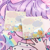 Creative cute kawaii cartoon school student Pippi dog series sticky notes memo pad stationery supplies customize 60sheets