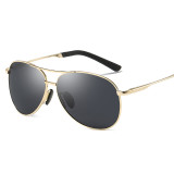 Superhot Eyewear 61726 Classic Pilot Style Black Shades Men's Polarized Driving Sunglasses