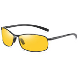 69626 Superhot Eyewear Rectangle Aluminum Magnesium Frame Men's UV400 Polarized Sunglasses