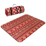 National Style Pattern Portable Outdoor Picnic Mat Damp Proof Custom Design Camping Waterproof Picnic Blanket Cloth
