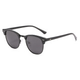 Superhot Eyewear 14661 Polarized Sunglasses for Men and Women Semi-Rimless Frame Driving Sun glasses UV400 Blocking