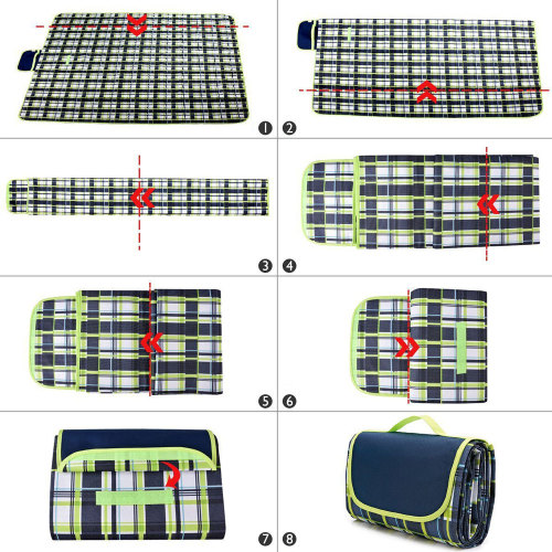 Textile China Supplier Waterproof High Quality Foldable Sand Proof Good Design Travel Beach Blanket