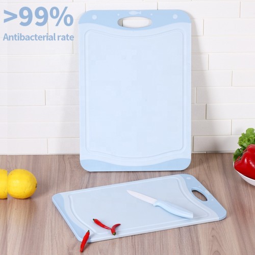 Antibacterial Cutting Board Vegetable Fruit Sushi Chopping Board With Non-slip Silicone