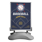wholesale outdoor waterbase display board pavement sign poster stand