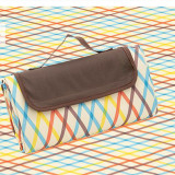 Hot sale ready to ship Custom outdoor waterproof polyester picnic rug  sand free beach mat  picnic blanket