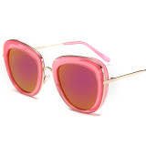 Fashion Brand Designer Women Coating Anti-UV400 Sunglasses Summer Style 82901