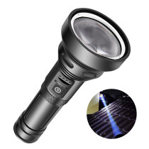 1500m 10W led +cob 1000lumen usb output 26650/18650 battery  Waterproof long-range Tactical Flashlight  Torch