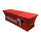 best price custom color pool cloth print cover trade show table throw