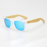 Superhot Eyewear 70107 Custom Logo Brand Polarized Square Bamboo Sunglasses