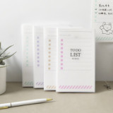 Creative Cartoon simple and fresh pp frosted notes can be torn and portable school student memo pad