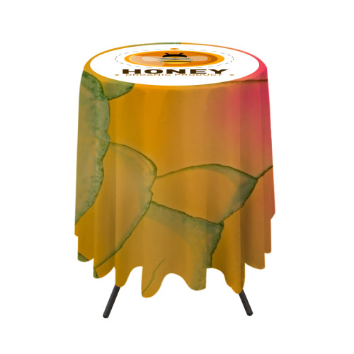 best price 100% polyester cloth free stretch event round table cover