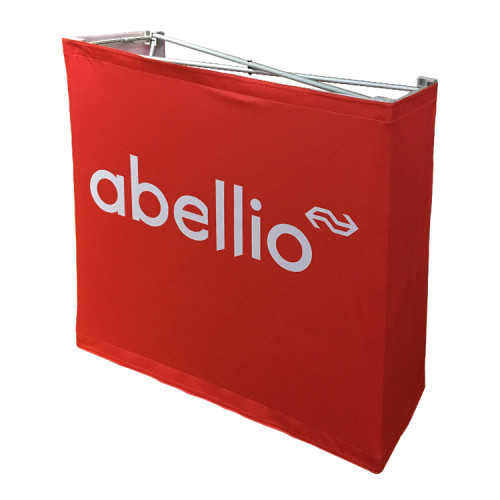 high quality foldable mobile design promotional table pop up counter