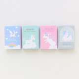 Candy cartoon unicorn pattern student sticky memo pad set stationery,cute colorful writing notes pad for kids,240 pcs