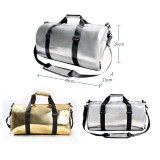 Wholesale custom low moq waterproof PU leather tote crossbody shoulder bag mens outdoor gym duffel travel bags