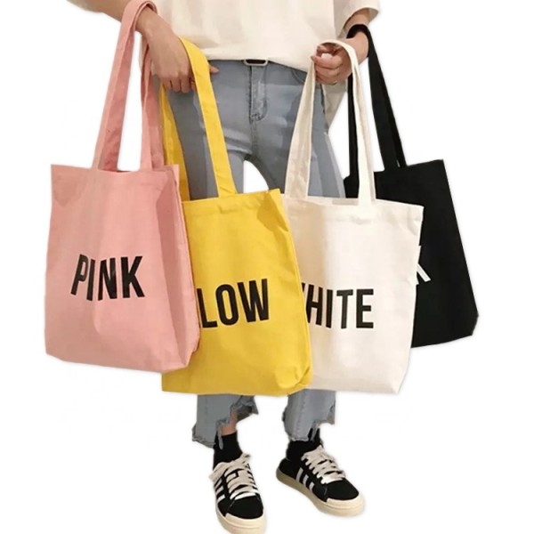 Wholesale Custom Design Recycle Canvas Cotton Shopping Tote Bag With Logo