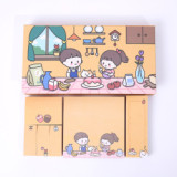Creative cartoon hut boxed notes pad,Student Multi-function Memo Pad Set Message 480pcs