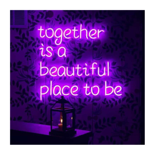 Inspiration  Custom Neon Light Sign Pvc Material Led Neon Brand Customization