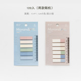 creative colorful sticky PET memo pad cute index label notes pad mug for loose-leaf notebooks stationery 1pack