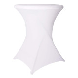 60/70/80cm diameter Custom logo printing high bar  spandex cocktail table and chair covers