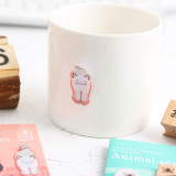 Creative cute animal sticky memo pad students can paste message memo pad