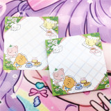 Creative cute kawaii cartoon school student Pippi dog series sticky notes memo pad stationery supplies customize 60sheets
