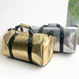Wholesale custom low moq waterproof PU leather tote crossbody shoulder bag mens outdoor gym duffel travel bags