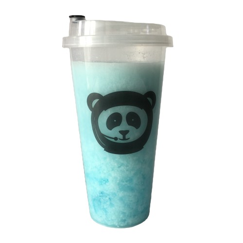 22oz  700ml disposable plastic cup with dome lid for boba