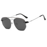 17832Superhot Eyewear Classic Design Retro Round Metal Polarized Magnetic Clip On Sun glasses
