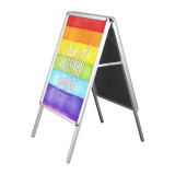 hot sale A shape fold outdoor led curtain double sided displays board poster stand