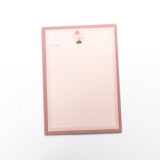 Creative cute sticky note student  memo pad Cartoon plaid cute bear can care convenient message paper note pad customize
