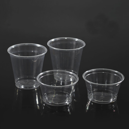 Disposable 1oz 2oz 3oz Clear Plastic Sauce Cup Mini Dessert Cup With Lid