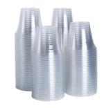 Fast Food Cups for Juice /Tea /coffee container U shape round bottom Plastic cups with lid